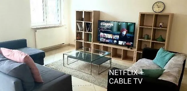 公寓 Modern 100m2 Flat 2mn Walking From Train Station In City Center, Free Parking -2a *